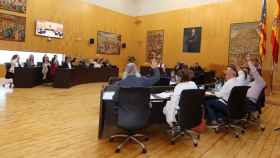 El pleno del Ayuntamiento de Benidorm celebrado este lunes.
