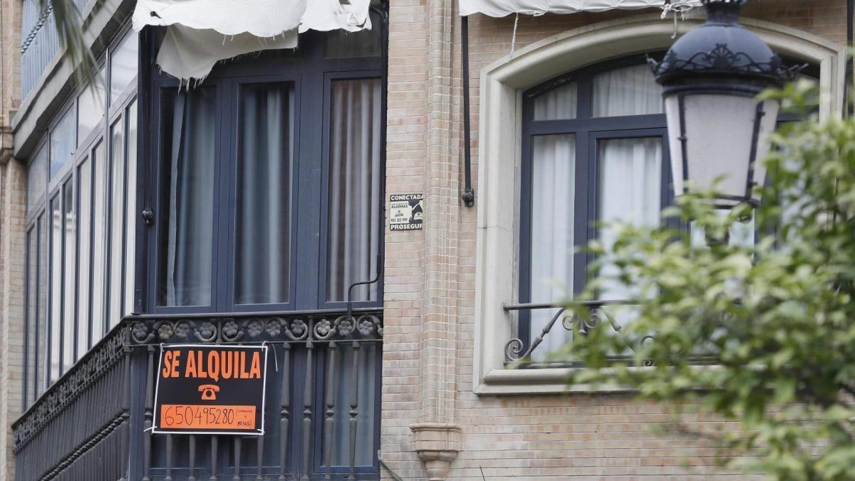 Una vivienda en alquiler, en imagen de archivo.