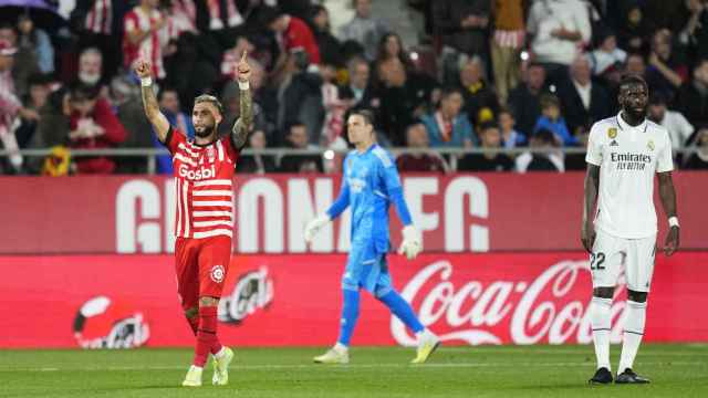 Taty Castellanos, celebrando su cuarto gol ante el Real Madrid