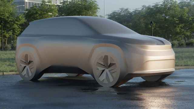 Silueta del nuevo SUV eléctrico que se fabricará en España en 2025.
