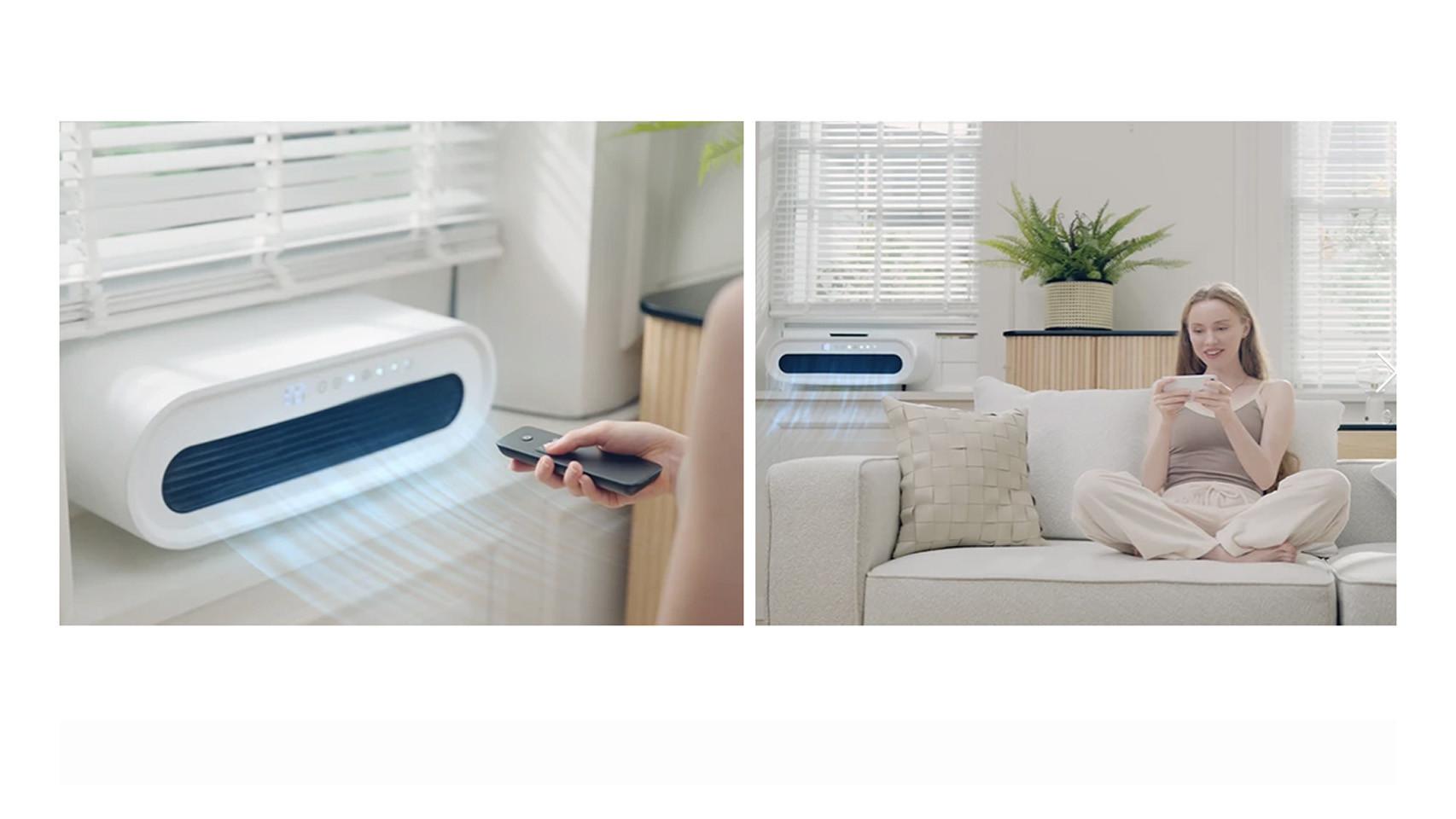 Invertir cerebro mejilla El aire acondicionado que se coloca fácilmente en la ventana y enfría tu  casa en cuestión de minutos