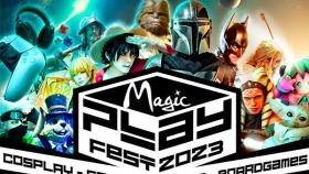 Cartel anunciador del Magic Play Fest 2023.