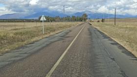 Carretera de la provincia de Toledo. Foto: Plataforma por el Medio Rural de Castilla-La Mancha.