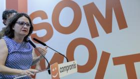 Mónica Oltra el pasado 21 de junio tras presentar su dimisión.