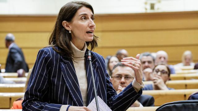 La ministra de Justicia, Pilar Llop, en el Senado en la sesión de control al Gobierno de la semana pasada.