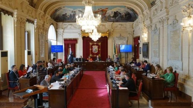 Imagen del Pleno del Ayuntamiento de Málaga.