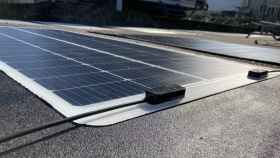 Las placas solares en un tejado.