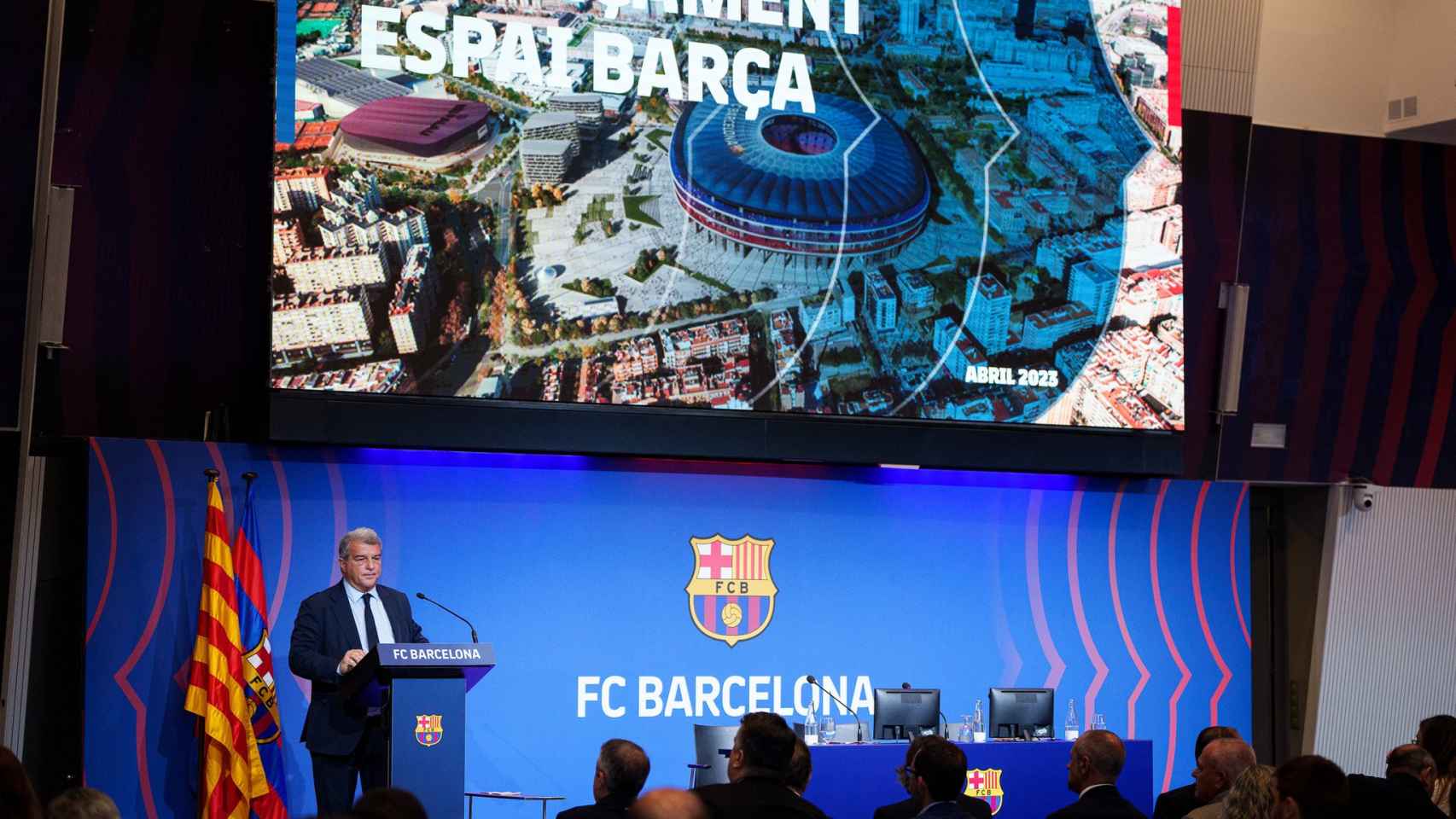 Presentación de la financiación del Espai Barça
