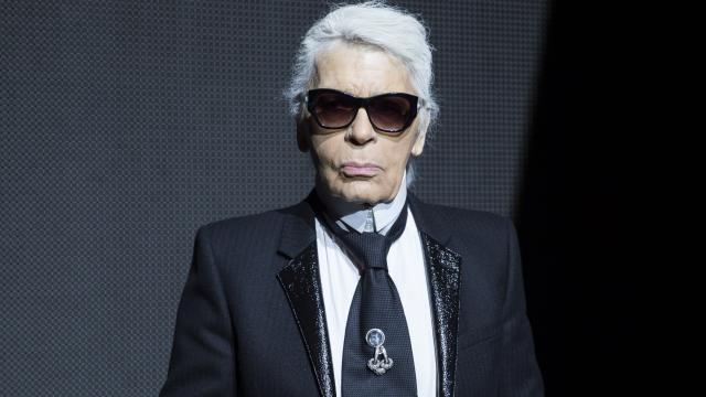 Karl Lagerfeld, en la Fashion Week de París de 2016.