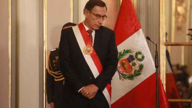 El expresidente de Perú, Martín Vizcarra, en una fotografía de archivo.