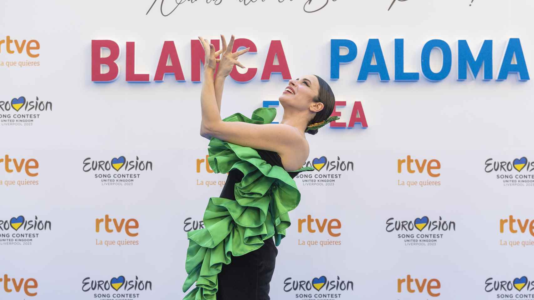 Blanca Paloma se despide de sus pichones en Madrid antes de poner rumbo a Eurovisión