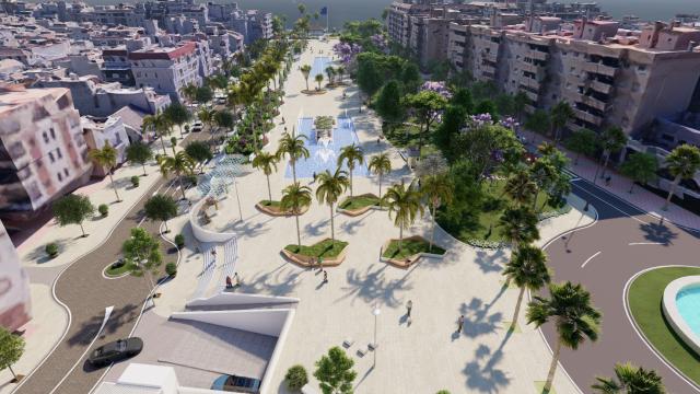 Infografía de la nueva transformación prevista en Estepona.