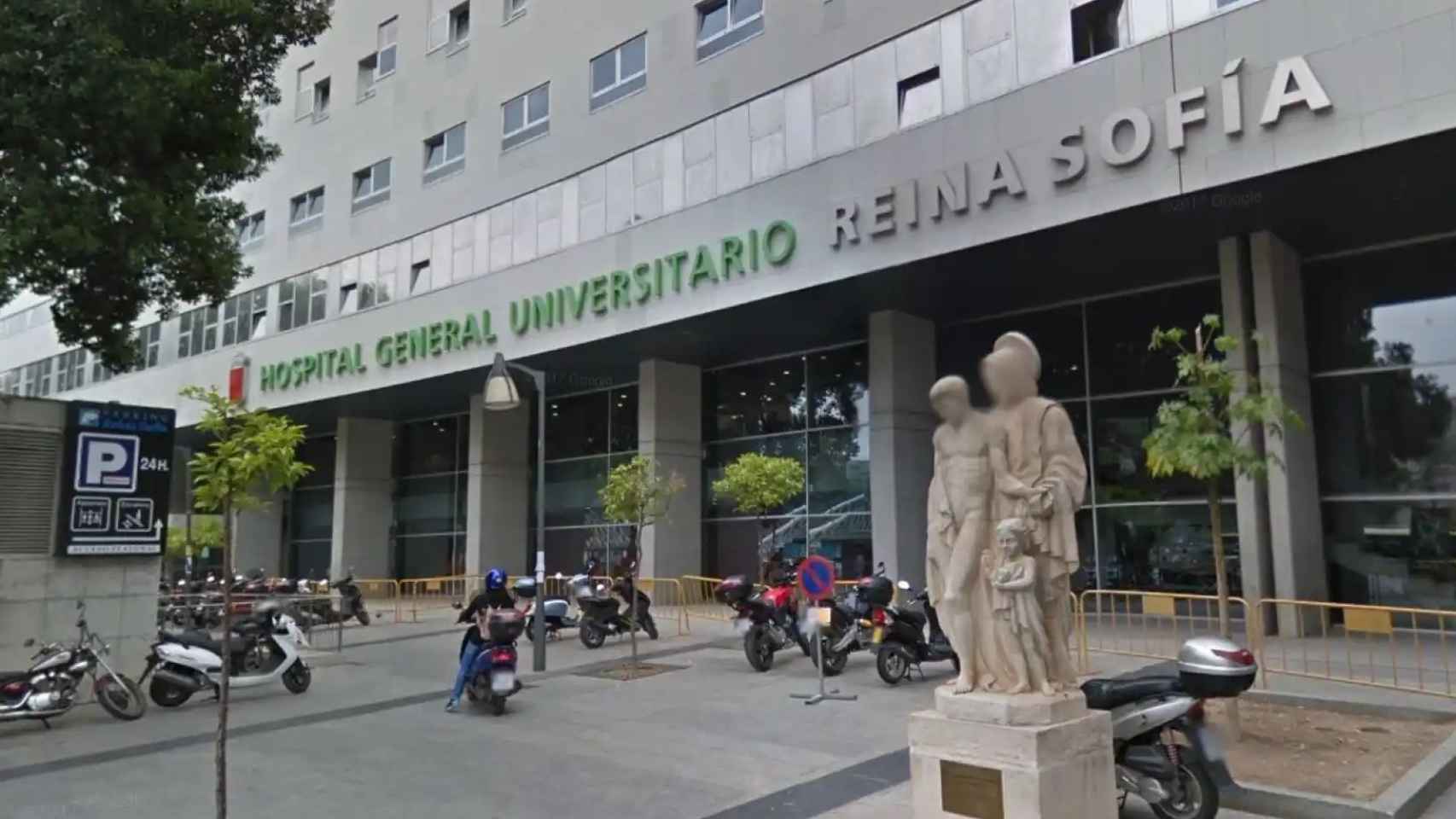 Hospital Reina Sofía de Murcia donde estuvo ingresado el padre de la presidenta de ATIM, a causa de un ictus.