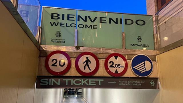 El parking de la Plaza Mayor en Valladolid