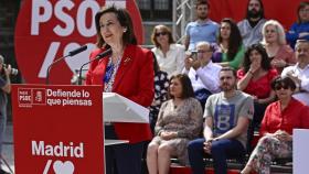 Margarita Robles, en el acto de presentación de la candidatura de Reyes Maroto.