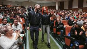 Los astronautas leoneses Pablo Álvarez y Sara García