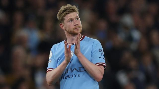 Kevin de Bruyne, con el Manchester City