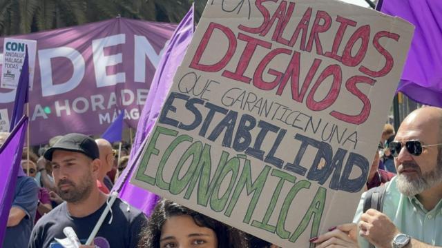 Manifestación 1 de Mayo en Málaga