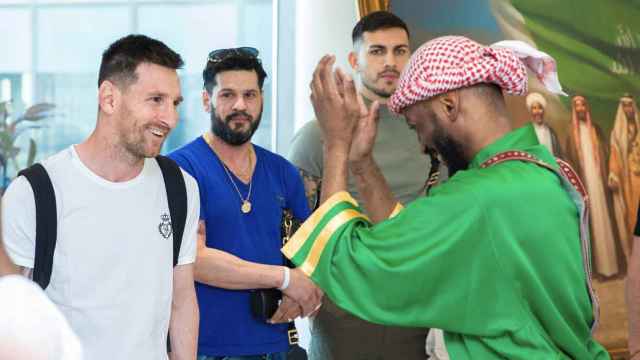 Messi, en su primer viaje a Arabia Saudí