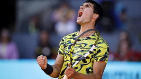 Carlos Alcaraz, en el Mutua Madrid Open 2023