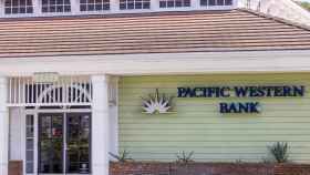 Una oficina de Pacific Western Bank.