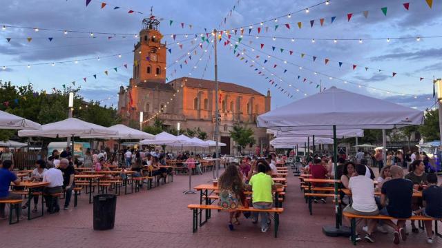 Plaza Mayor de la Hispanidad en la Feria de San Antolín en Medina