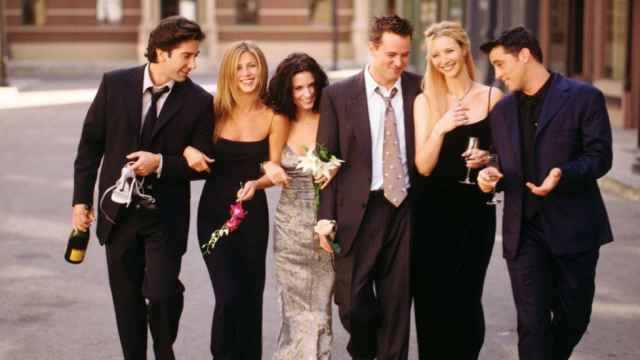 El elenco de 'Friends': David Schwimmer, Jennifer Aniston, Courteney Cox, Matthew Perry, Lisa Kudrow y Matt LeBlanc.