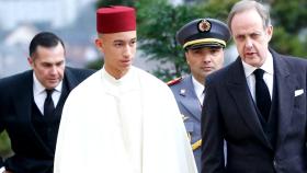 El príncipe Moulay Hassan de Marruecos en París en 2019.