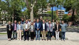 Jesús María Prada durante el encuentro con los candidatos del PP