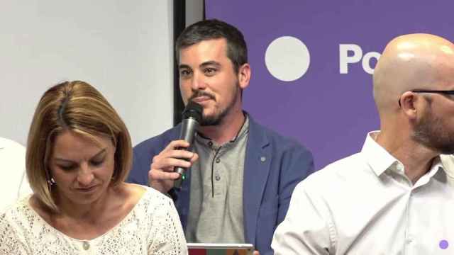 El candidato de Unidas Podemos en Castilla-La Mancha, José Luis García Gascón.