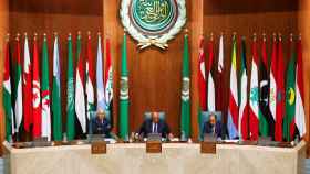 Una imagen de la reunión en El Cairo de la Liga Árabe.