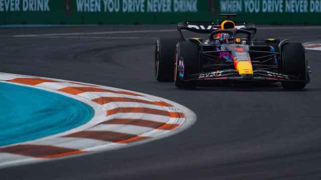 Verstappen, en un instante del Gran Premio de Miami.