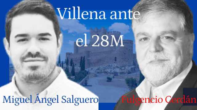 Miguel Ángel Sánchez (PP) y Fulgencio Cerdán (PSOE), candidatos por Villena.