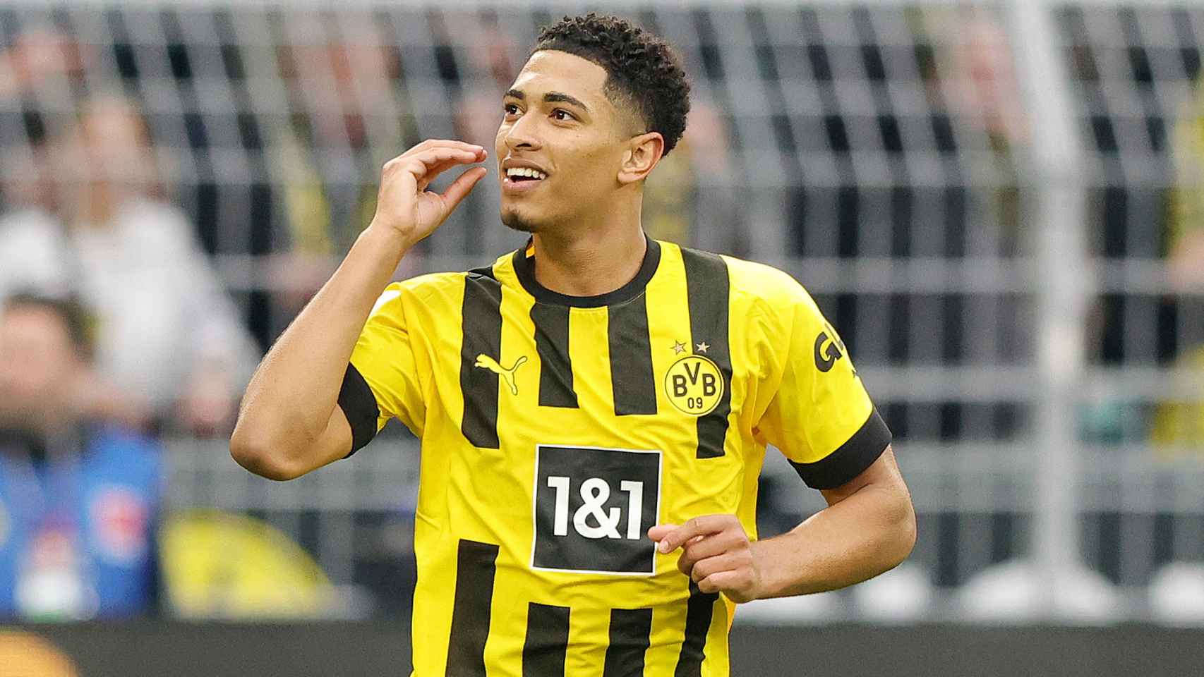 Jude Bellingham, celebrando un gol con el Borussia Dortmund en la temporada 2022/2023