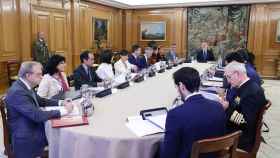 Reunión del Consejo de Seguridad Nacional del pasado 12 de abril.