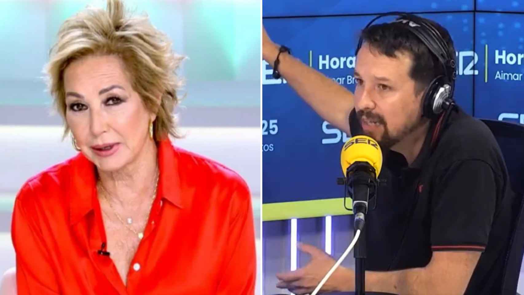 Pablo Iglesias denuncia la operación Borja Prado en Mediaset con Ana Rosa: La derecha va con todo