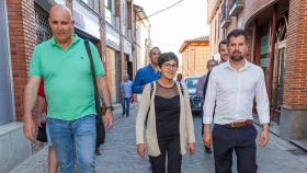 Luis Tudanca en la presentación del candidato del PSOE a la Alcaldía del Ayuntamiento de Coca, Julio César Rebollo