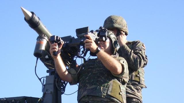 Los misiles Mistral pueden lanzarse desde plataformas MANPAD