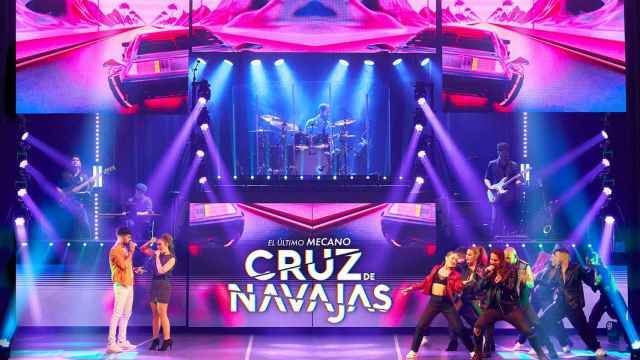 Un momento del musical Cruz de Navajas.