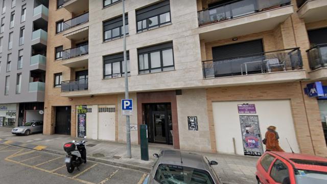 La calle Bernardino Tirapu, en Pamplona, donde han ocurrido los hechos.