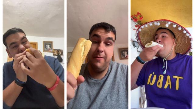 Patica, en tres vídeos de su cuenta de Tik Tok.