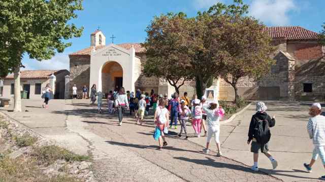 Los más pequeños de Cigales descubren la ermita de Viloria