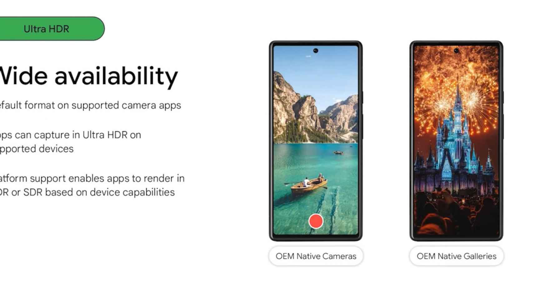 Todos los móviles con Android 14 podrán usar imágenes Ultra HDR, si tienen hardware compatible