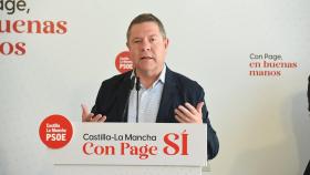 Emiliano García-Page en La Roda (Albacete).