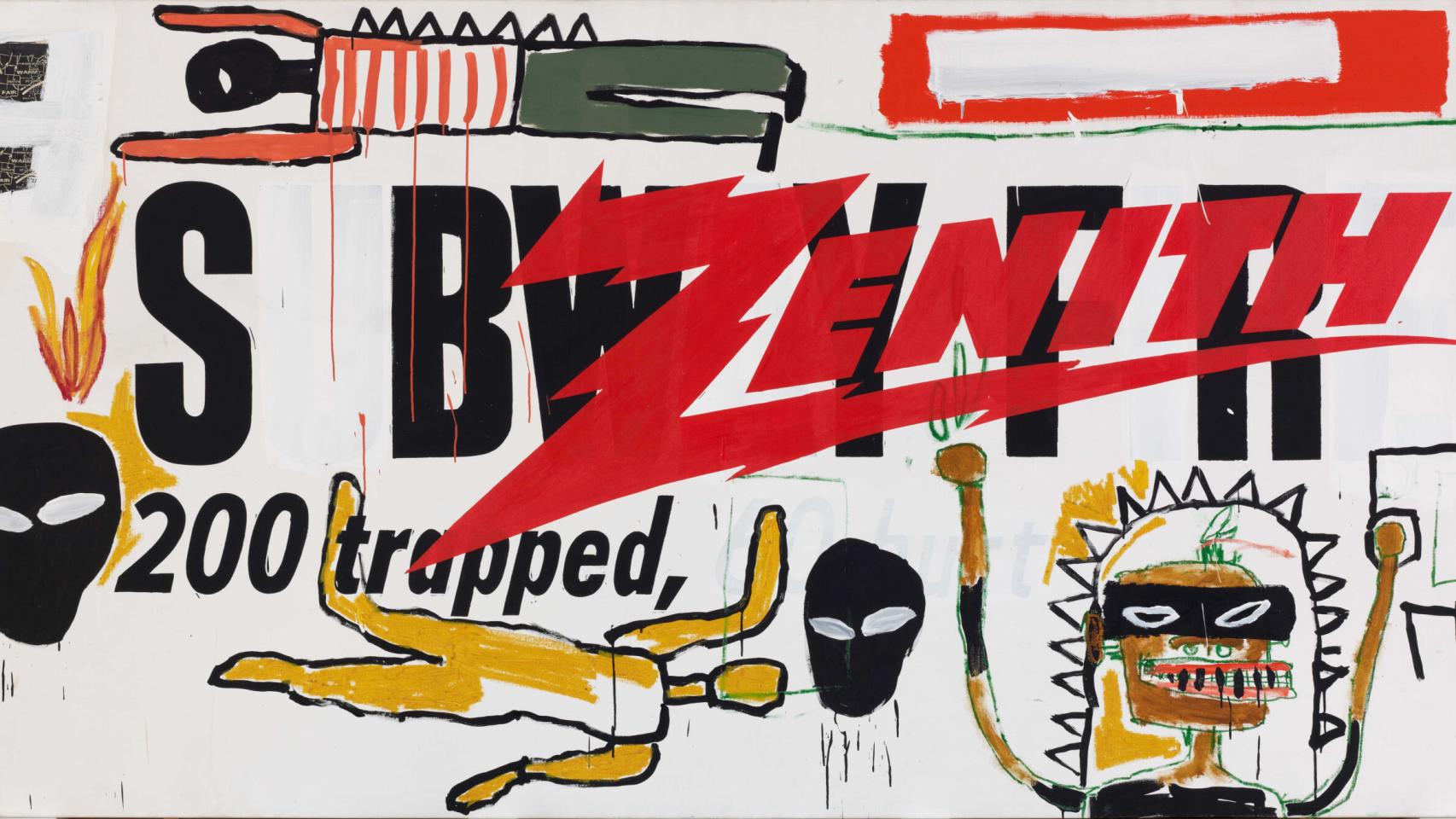Jean-Michel Basquiat y Andy Warhol: 'Collaboration No. 19', 1984-1985. ©The Estate of Jean-Michel Basquiat. Licensed by Artestar, New York. ©The Andy Warhol Foundation for the Visual Arts, Inc. / Licensed by ADAGP, Paris 2023