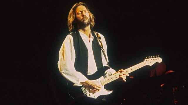 Eric Clapton, en uno de sus conciertos