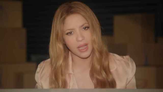 Shakira, en el videoclip de 'Acróstico'.