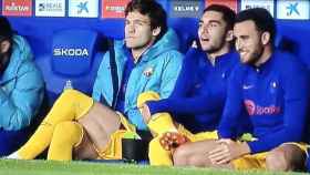 Las burlas en el banquillo del Barcelona hacia Óscar Gil, jugador del Espanyol