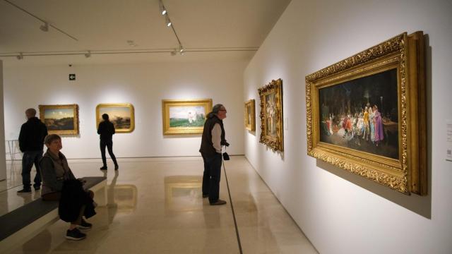 Una de las salas del Museo Carmen Thyssen Málaga.