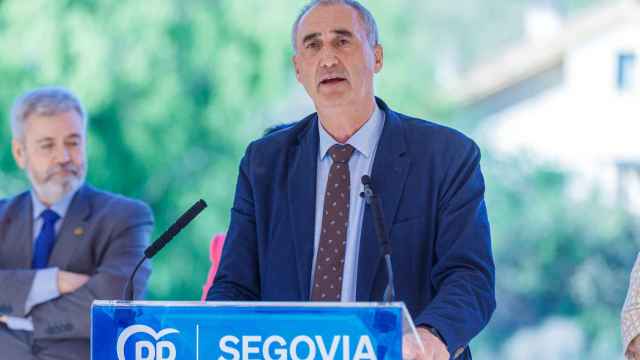 El candidato del PP, José Mazarías, presenta el equipo de la candidatura con la que concurre al Ayuntamiento de Segovia, en las elecciones del 28 de mayo
